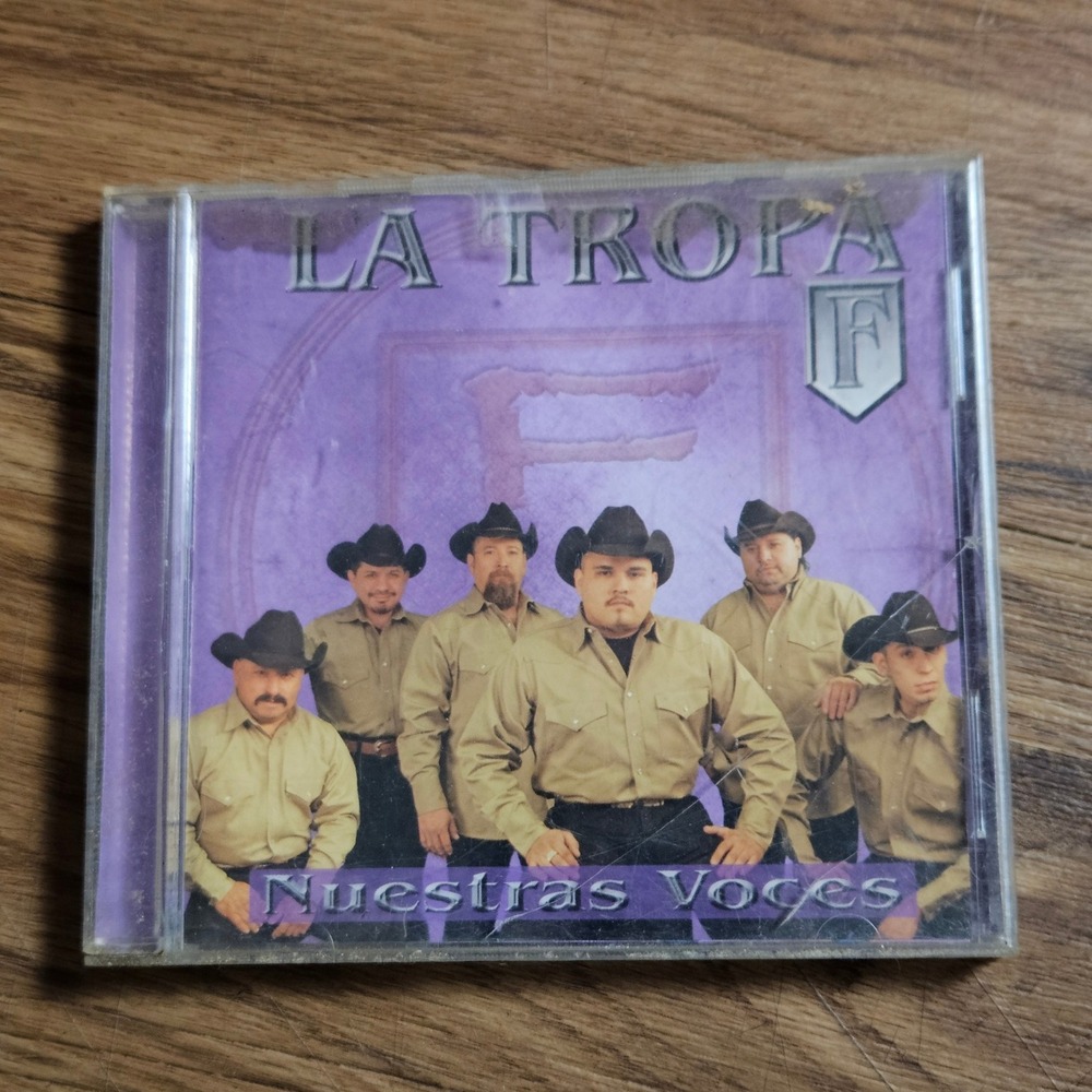 La Tropa F - Nuestras Voces Freddie‎ Records FRCD 1939 Tejano Conjunto Latin CD